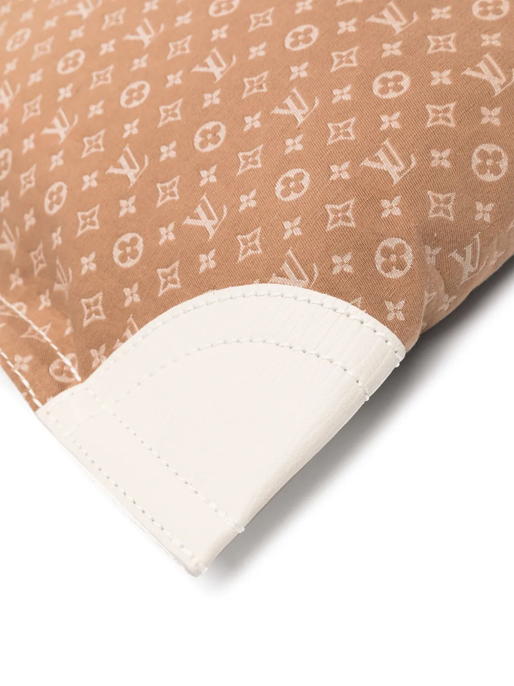 Pre-owned Louis Vuitton 2005 Mini Lin Monogram Canvas Tote Bag In Brown