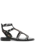 Ash Plaza leather sandals - Black