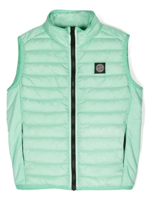 Stone Island Junior logo-patch padded gilet