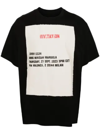 MM6 Maison Margiela INVITATION Tシャツ ホワイト（T-SHIRT