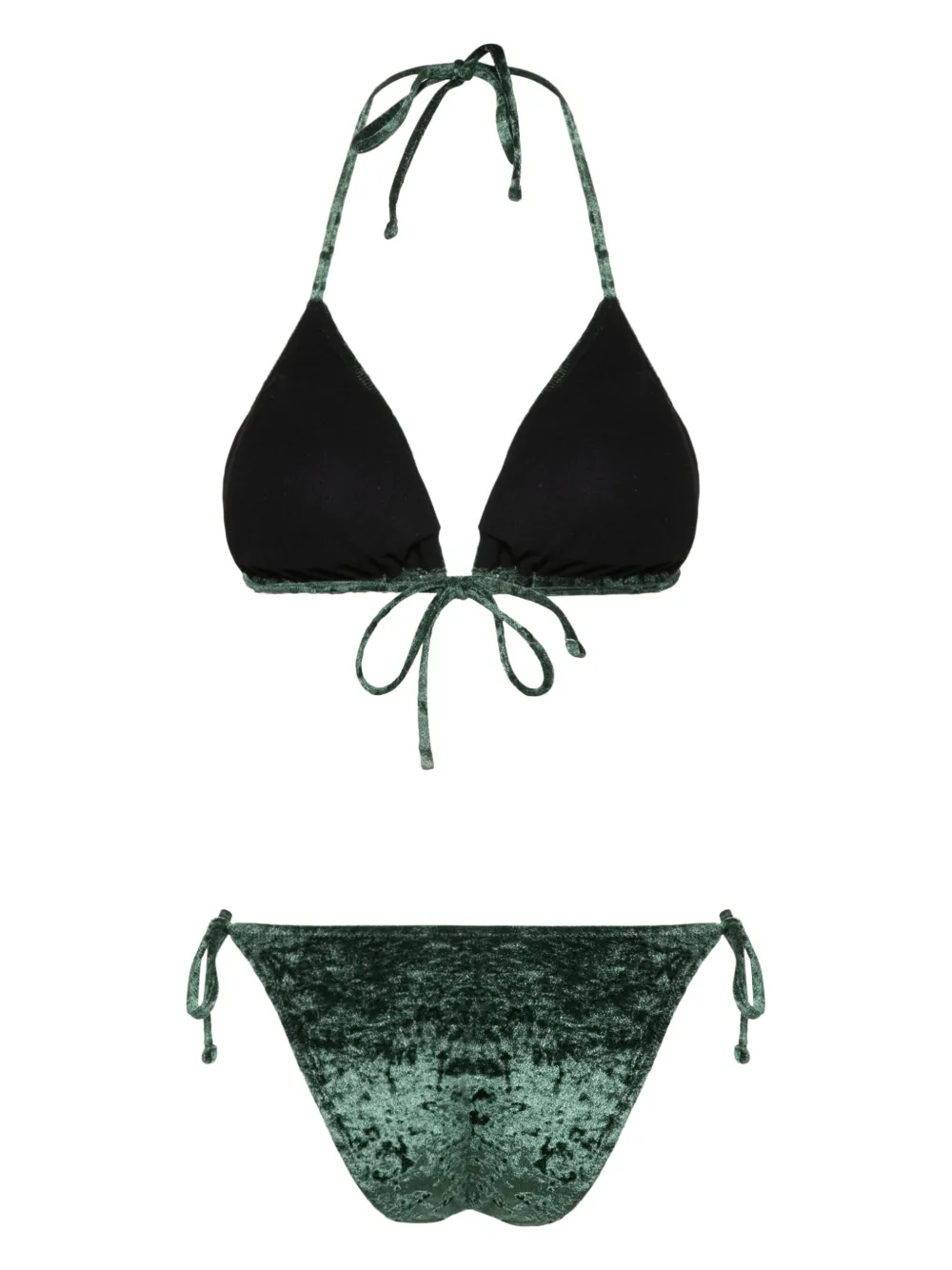 PARAMIDONNA Kelly fluwelen bikini - Groen
