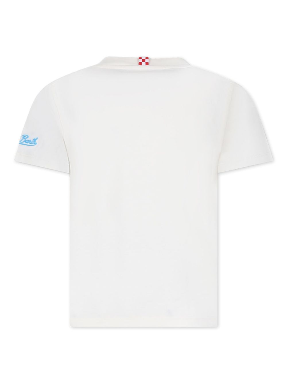 MC2 Saint Barth Kids Katoenen T-shirt met logoprint Wit