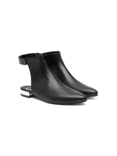 Gallucci Kids open-back leather boots