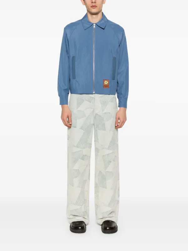 Maison Kitsuné Floating Flower ボンバージャケット | ブルー 