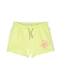 Billieblush butterfly-print cotton shorts - Yellow