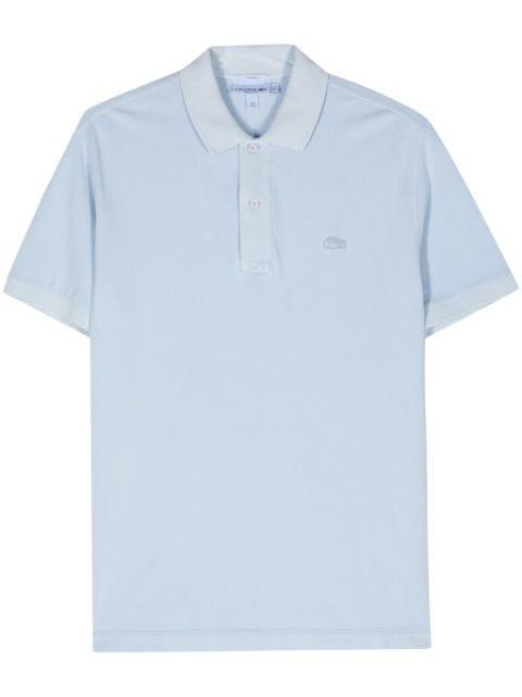 Lacoste logo-patch pique polo shirt Men