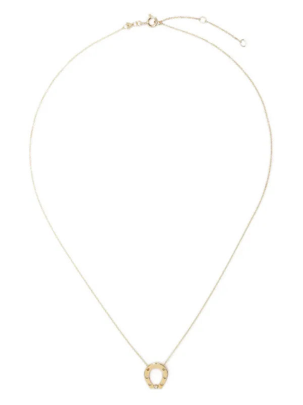 送料関税込☆【ALIITA】9K Necklace with Diamond Horseshoe HORSESHOE BRILLANTE NECKLACE – ALIITA