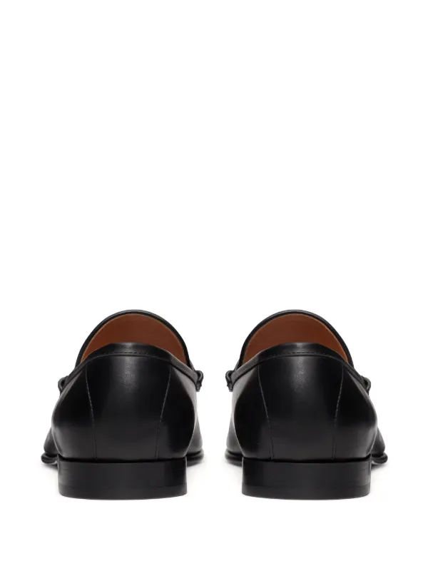 Valentino Garavani VLogo Signature Leather Loafers | Black
