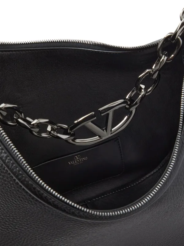 Valentino Garavani Vロゴ ムーン ショルダーバッグ M