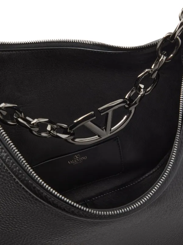 VALENTINO ブラック ロゴ ポーチ VALENTINO ブラック ロゴ ポーチ