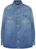 Valentino Garavani V-plaque denim shirt - Blue