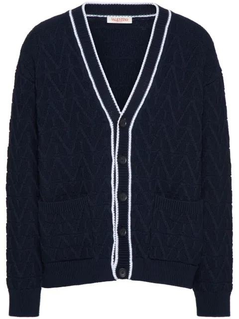 Valentino Garavani Toile Iconographe cotton cardigan
