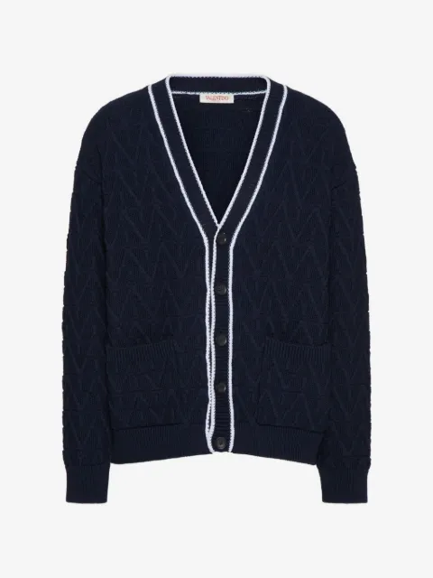 Valentino Garavani Toile Iconographe cotton cardigan