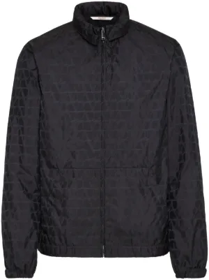 VALENTINO ジャケット Valentino Garavani Rockstud Detailing Bomber Jacket | Black