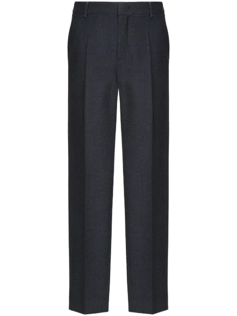 Valentino Garavani pressed-crease wool trousers 
