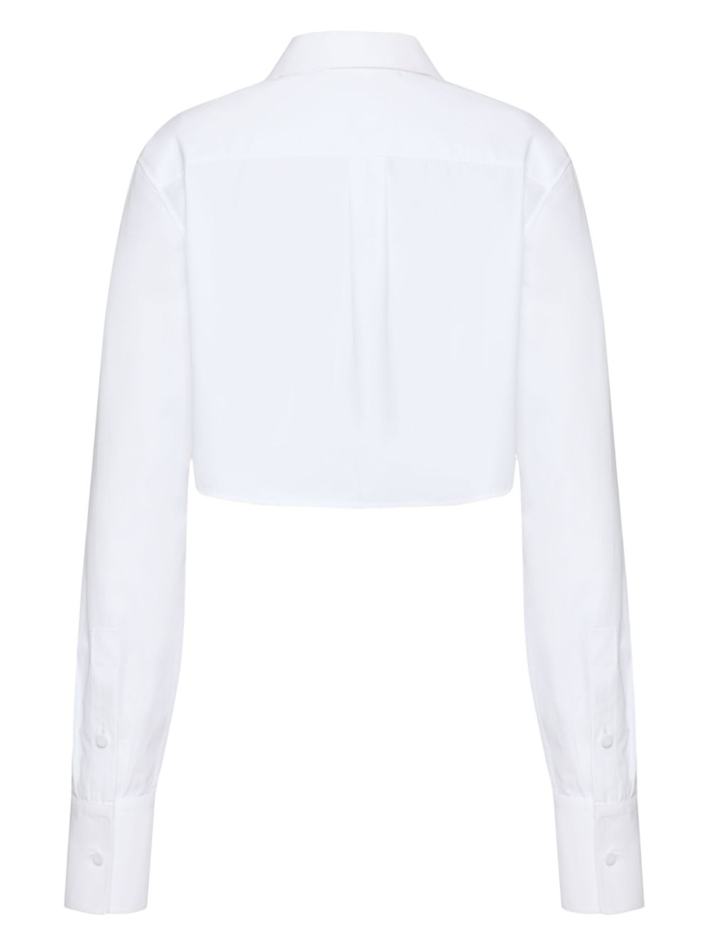 Valentino Garavani embroidered poplin shirt - Wit