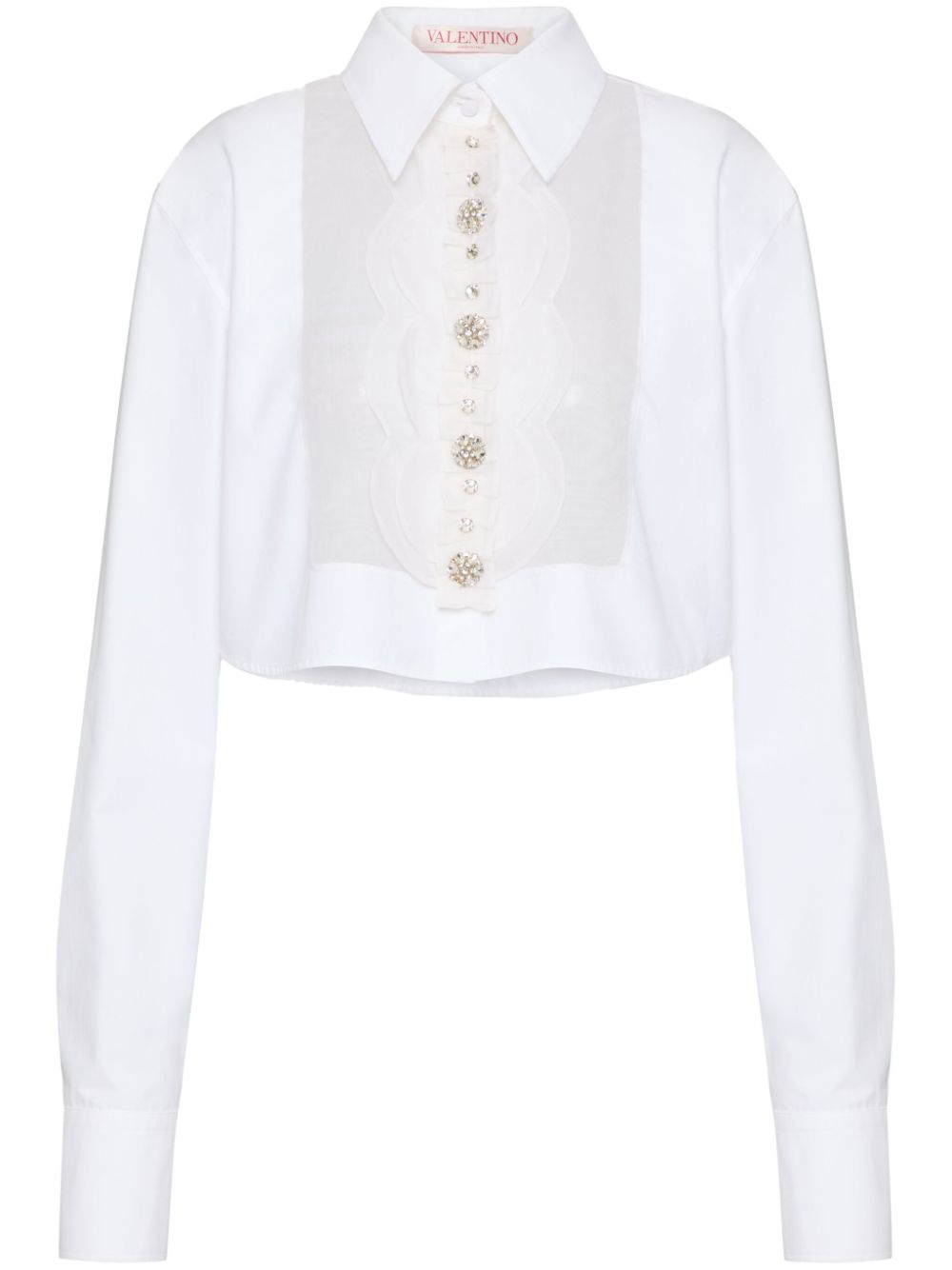 Valentino Garavani Popeline blouse Wit