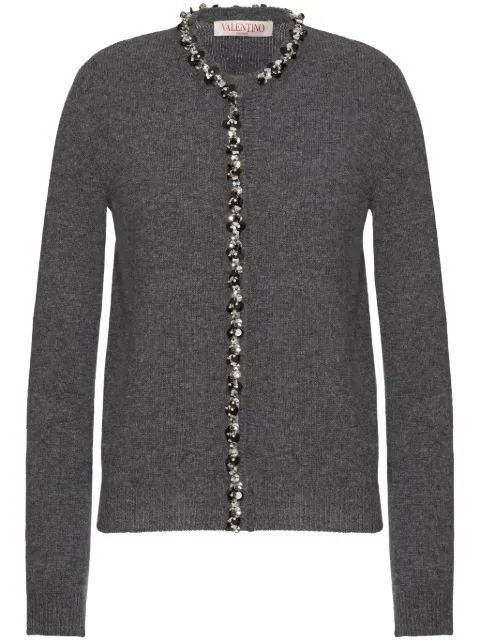 Valentino Garavani sequin-embellished wool cardigan