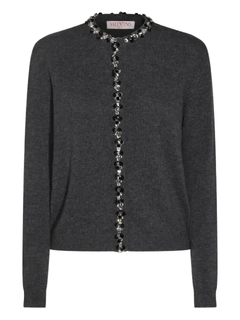 Valentino Garavani sequin-embellished wool cardigan