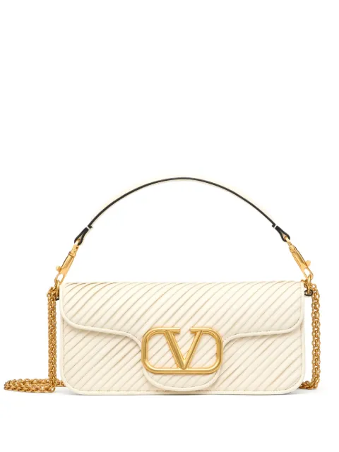 Valentino Garavani Locò textured shoulder bag