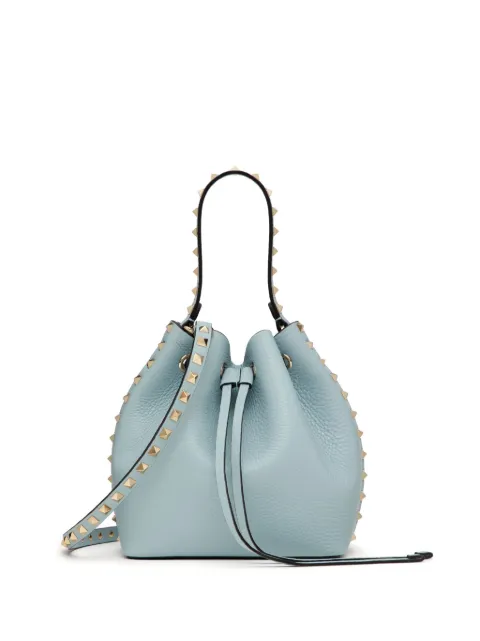 Valentino Garavani Rockstud leather bucket bag WOMEN