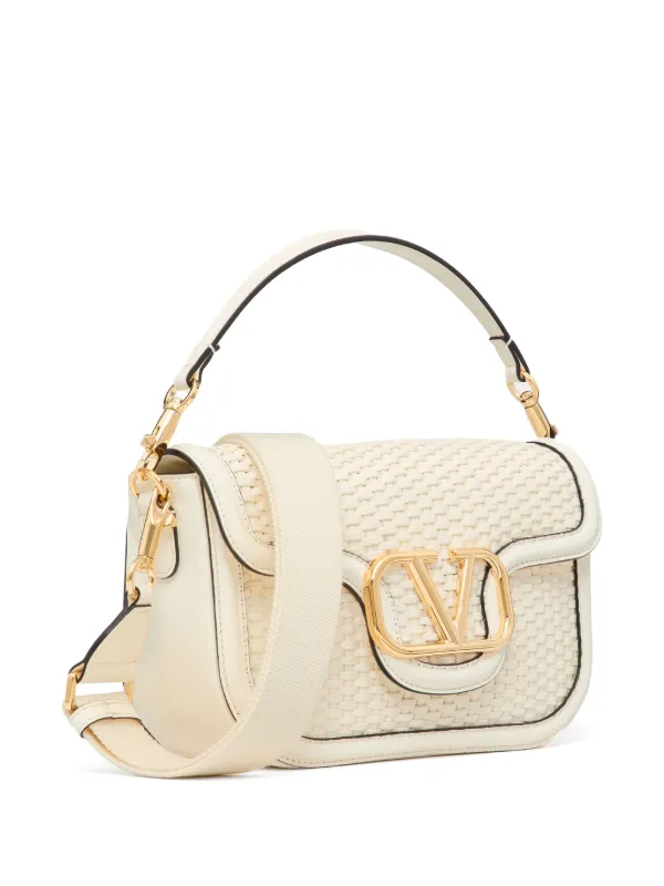 Valentino Garavani Alltime Woven Leather Shoulder Bag Valentino Garavani Alltime Woven Leather Shoulder Bag