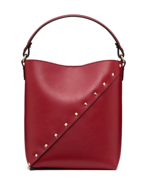 Valentino Garavani ロックスタッズ ハンドバッグ | レッド Valentino Garavani ロックスタッズ ハンドバッグ | レッド