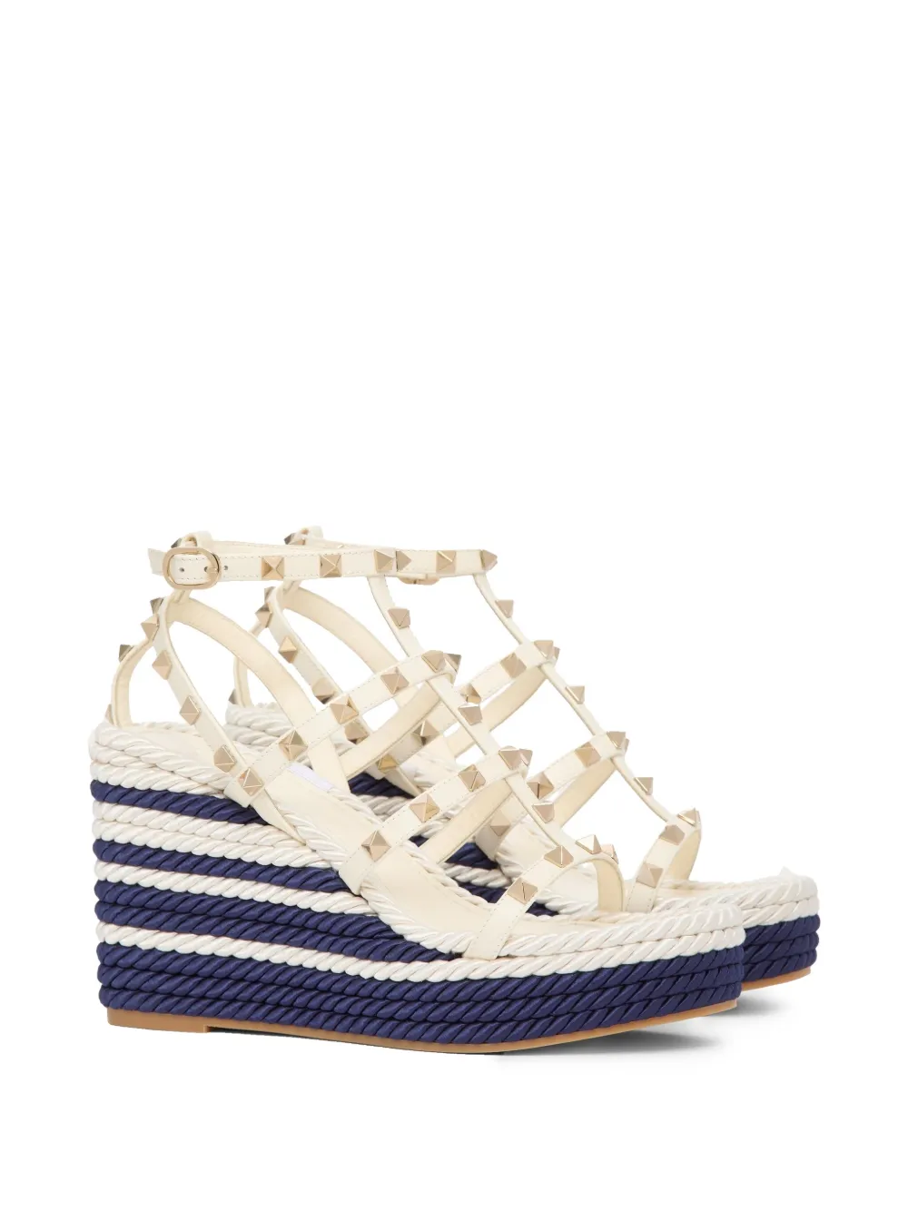 Valentino Garavani 95mm Rockstud sandals White