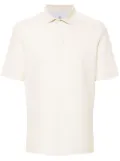 Brunello Cucinelli textured-finish polo shirt - Neutrals