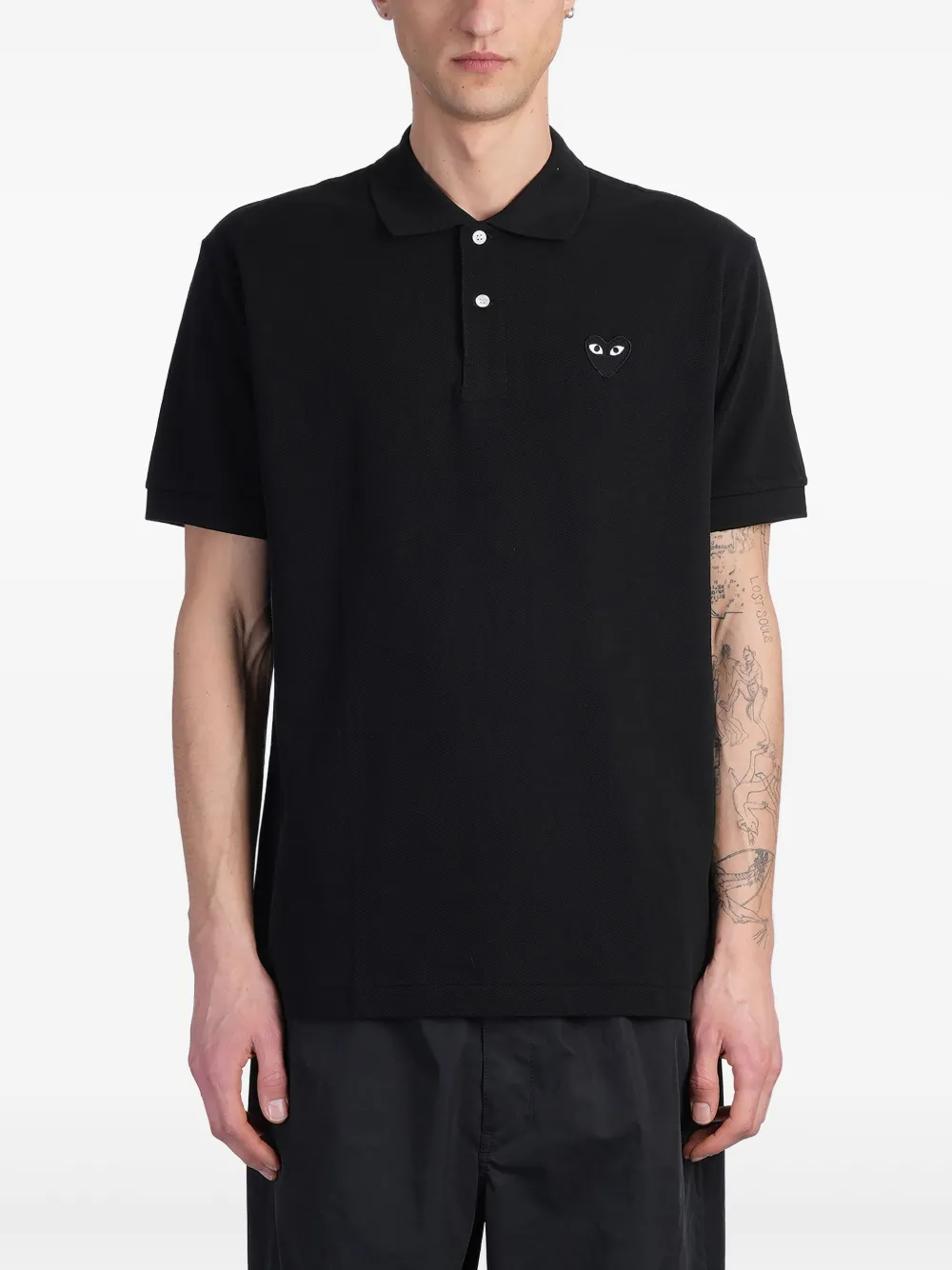 Comme Des Garçons Play appliqué-logo cotton T-shirt
