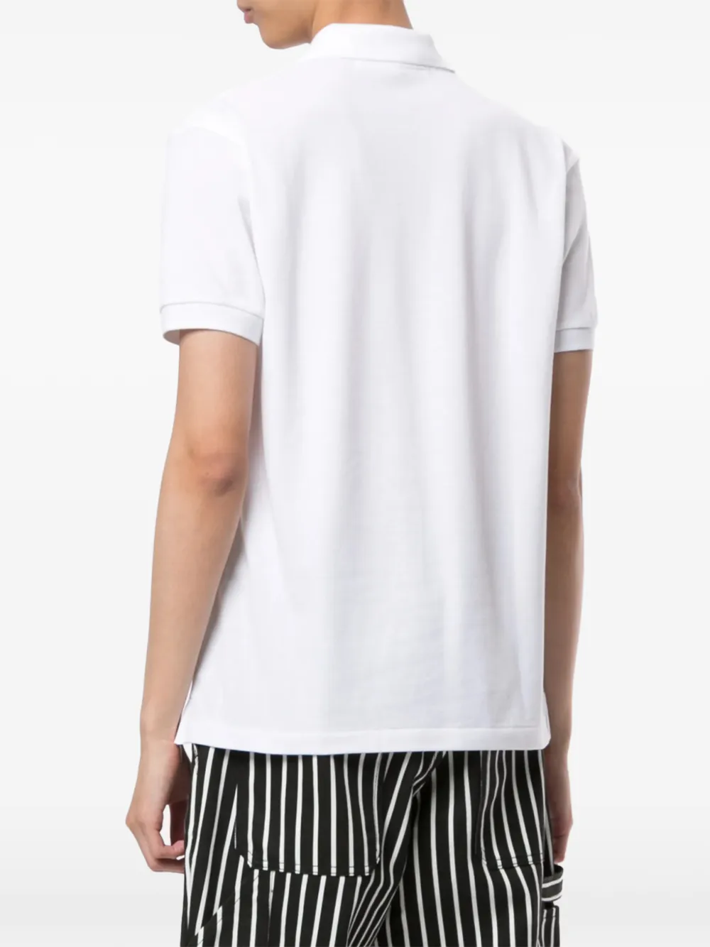 Comme Des Garçons Play poloshirt met hart-patch Wit
