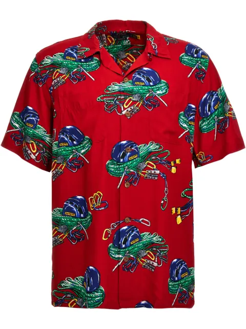 Polo Ralph Lauren climbing-print shirt