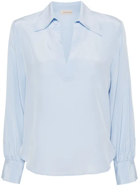 Blanca Vita blusa de seda Benjamin