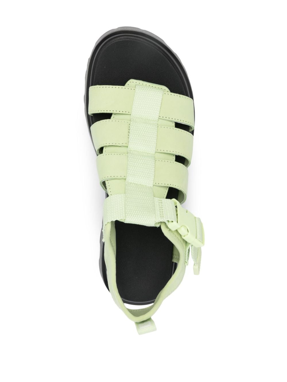 Shop Ugg Cora Leather Sandals In Green