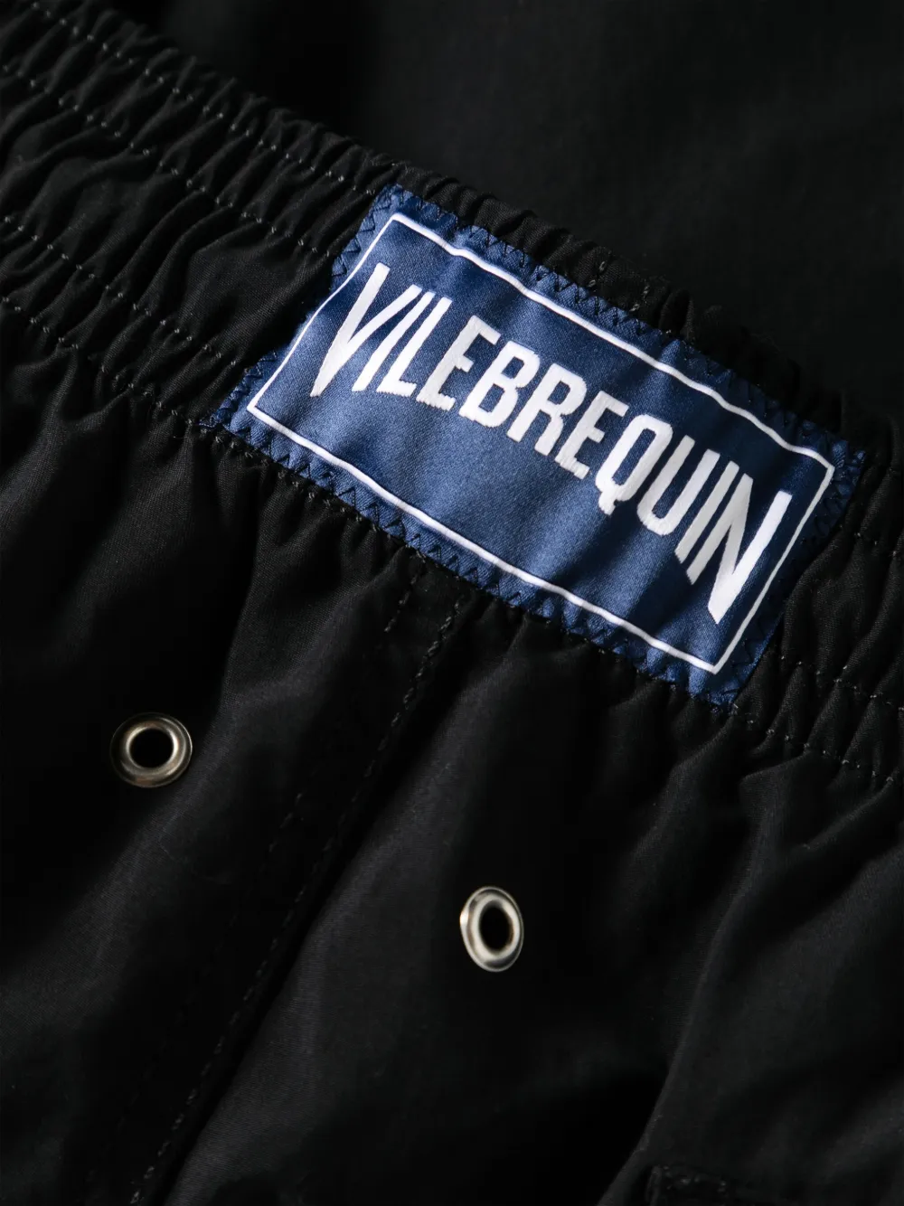 Shop Vilebrequin Elasticated-waist Swim Short In Black
