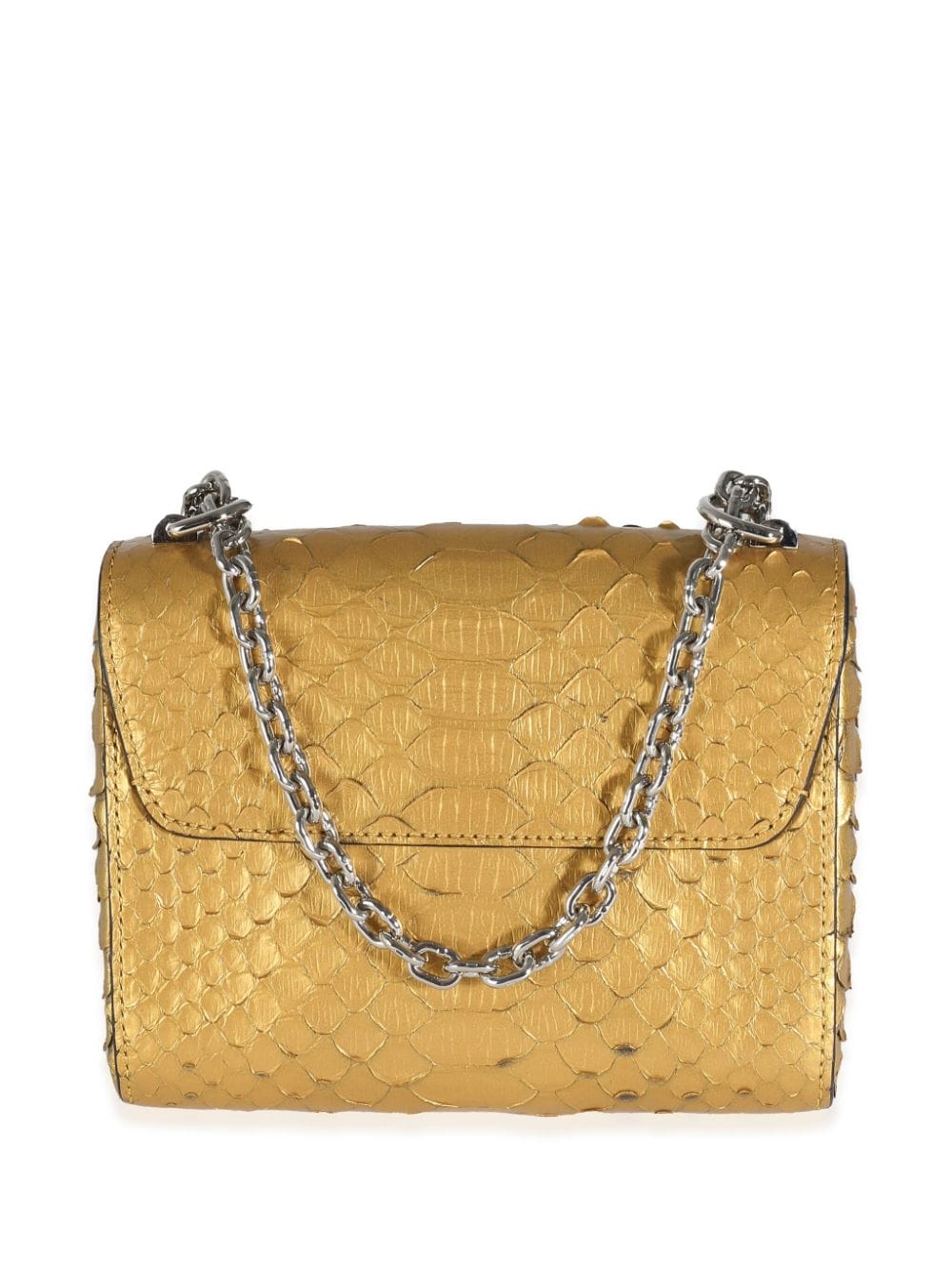 Pre-owned Louis Vuitton 2017 Twist Pm Shoulder Bag In Gold