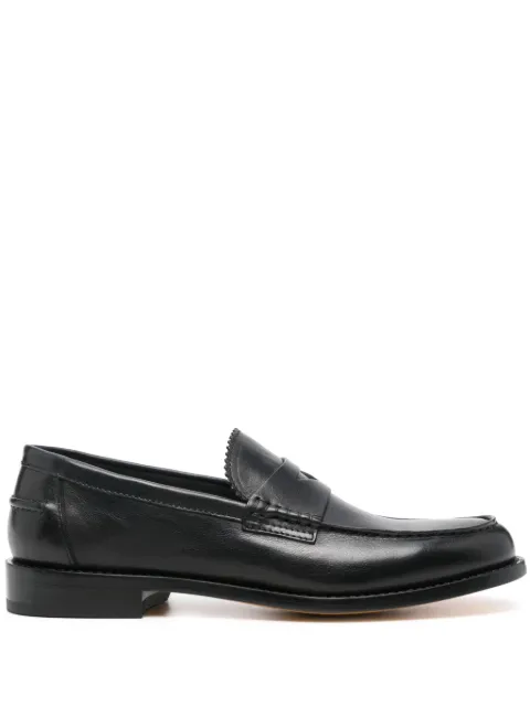 Doucal's pebbled-leather loafers