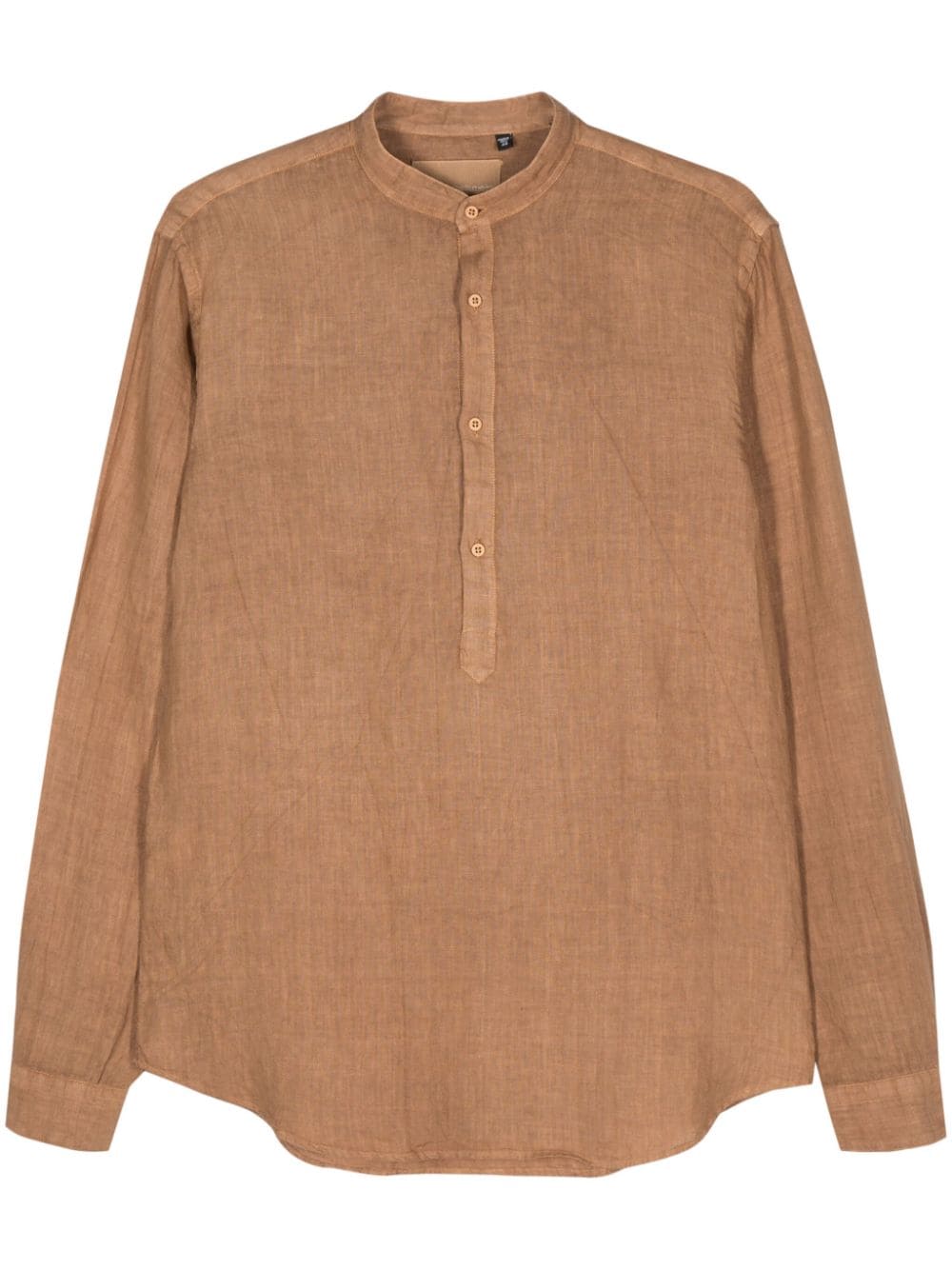 Costumein Martin Linen Shirt In Brown