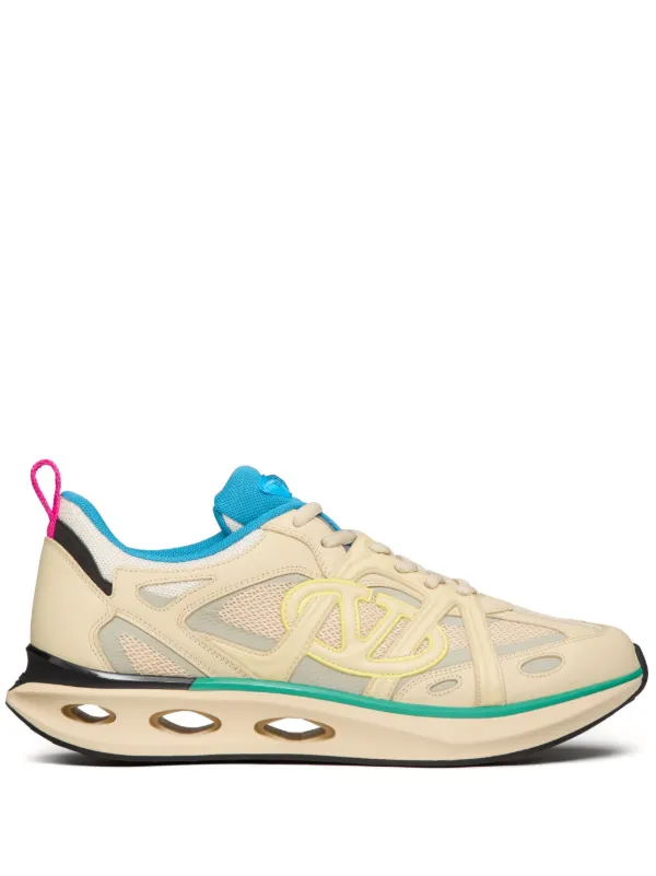 スニーカー Valentino Garavani Vlogo Easyjog Sneakers In Leather And Fab 0400021867102_NEWCHINOSBLACK?
