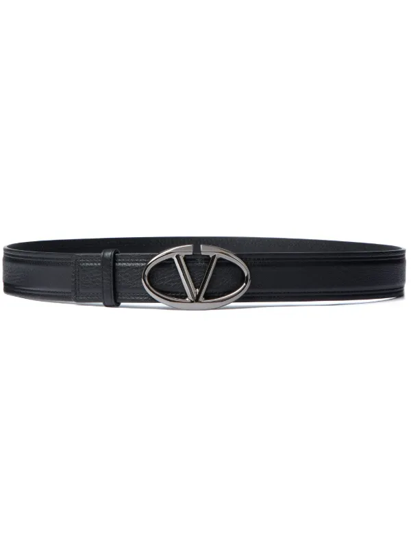 Valentino Garavani The Bold Edition Vロゴ ベルト | ブラック 