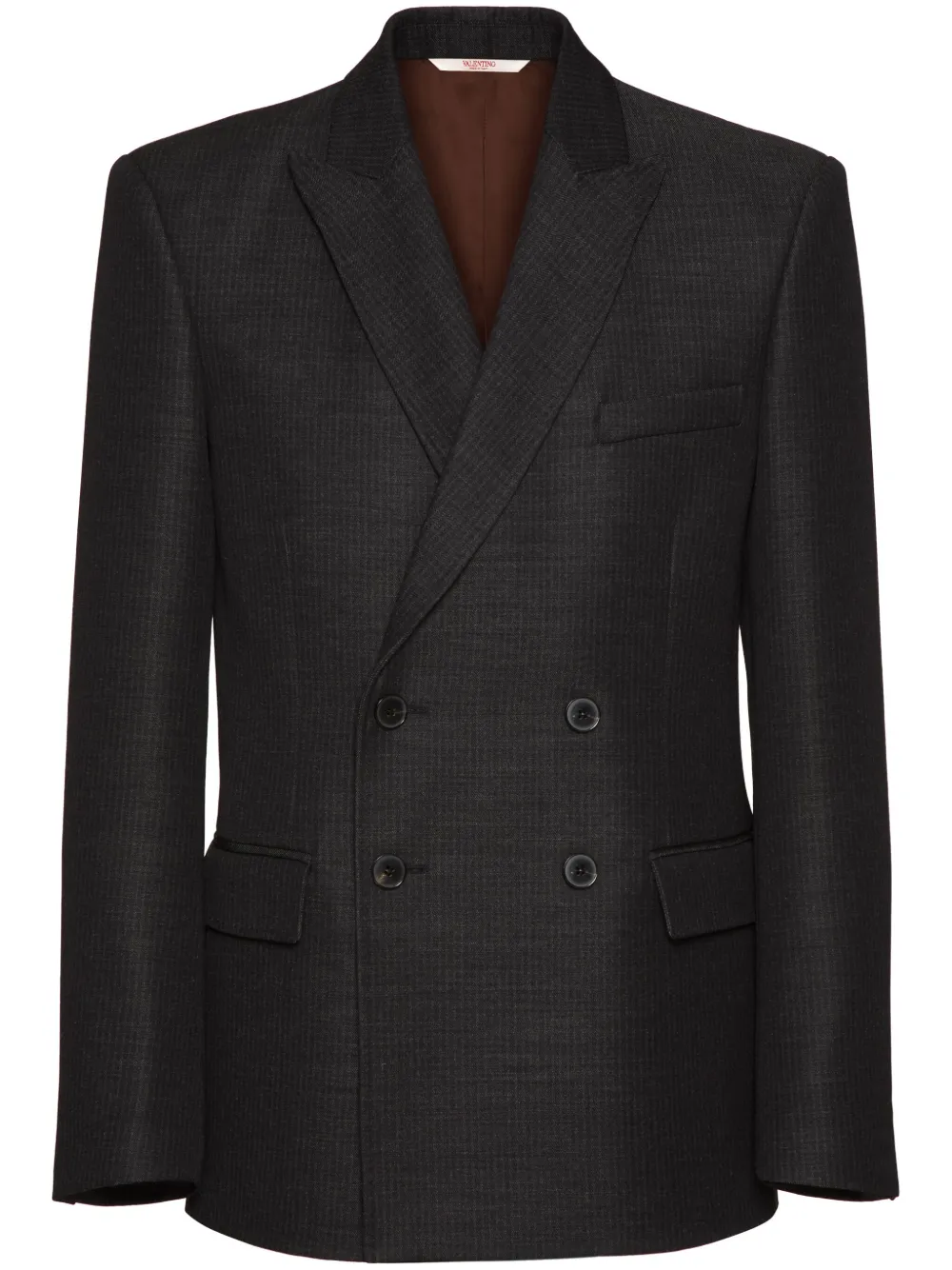 Valentino Garavani Blazer met dubbele rij knopen Grijs