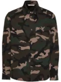 Valentino Garavani camouflage-pattern cotton jacket - Green
