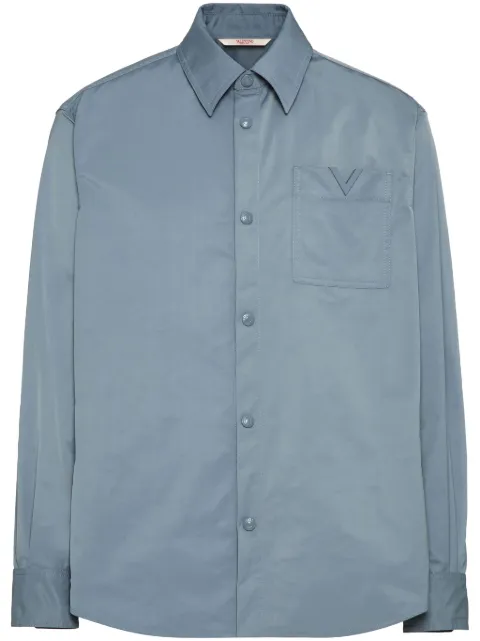 Valentino Garavani V-detail shirt jacket
