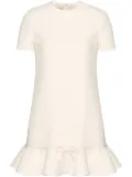 Valentino Garavani bow-detail peplum dress - White