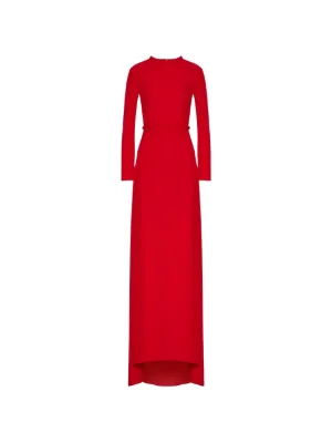 Valentino Garavani Sequin Slit Maxi Dress | Red | FARFETCH GE