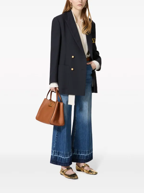 ハンドバッグ VALENTINO GARAVANI ALLTIME MEDIUM LEATHER HANDBAG Valentino Garavani Alltime Medium Handbag In Grainy Calfskin