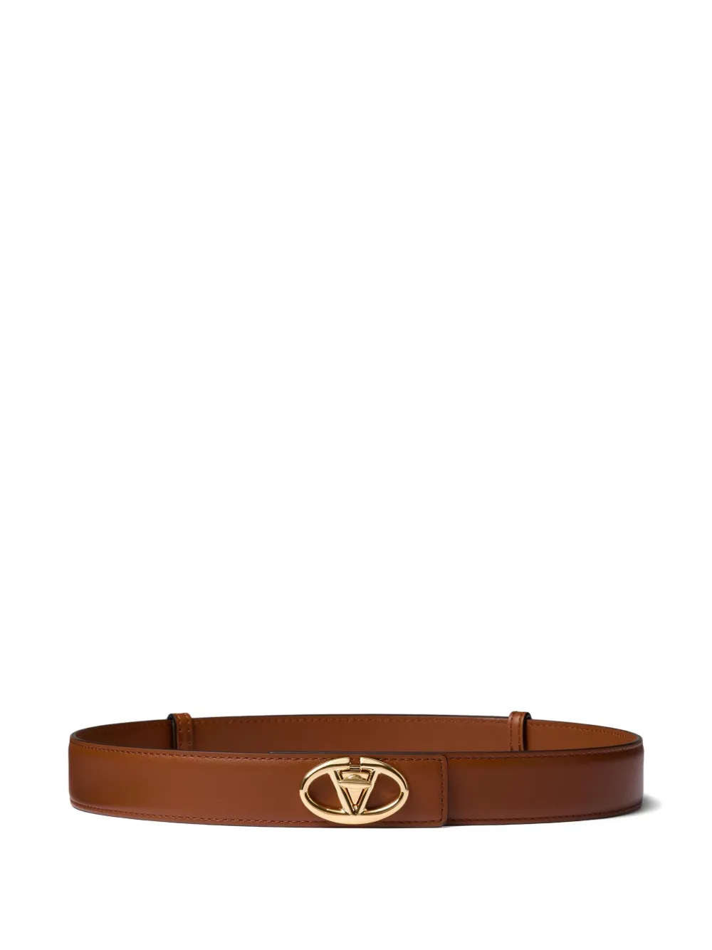 Valentino Garavani Leren riem Bruin