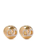 Valentino Garavani VLogo Signature rhinestone earrings - Gold