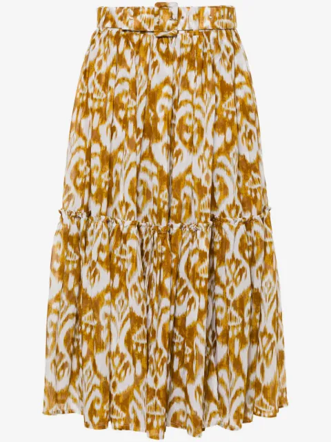 Samantha Sung Melanie abstract-print skirt