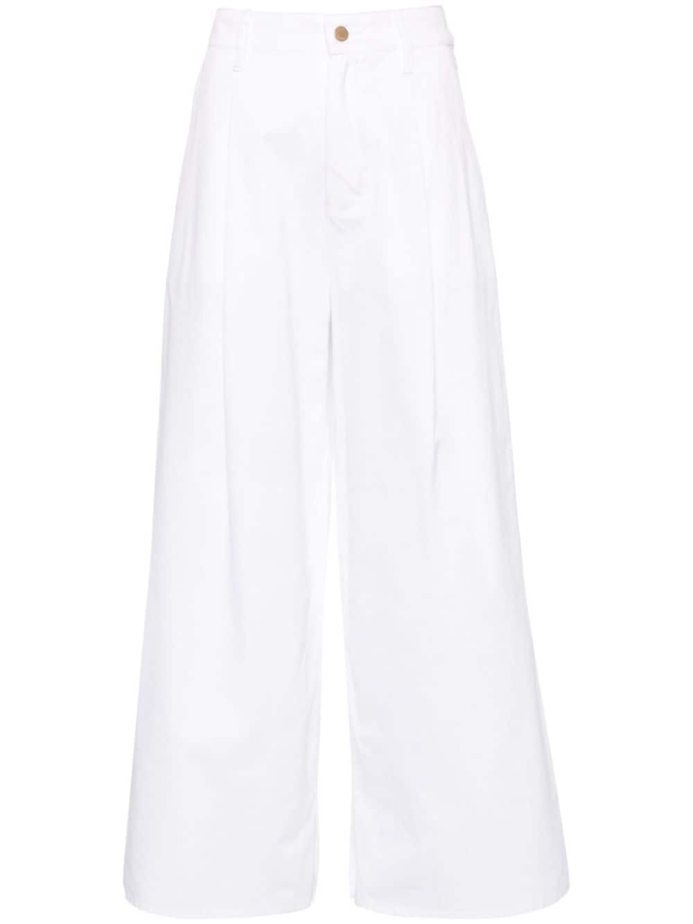 's Max Mara Vincent Wide-leg Trousers In White
